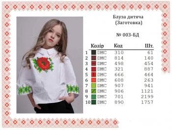 Заготовка для блузки