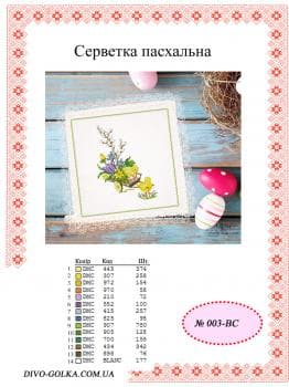 Заготовка для серветки