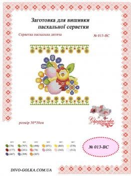 Заготовка для серветки
