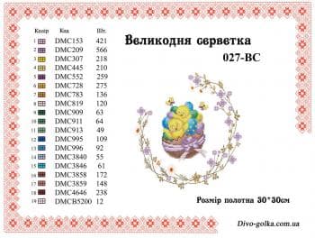 Заготовка для серветки