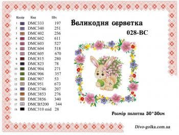 Заготовка для серветки