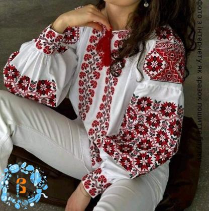 Заготовка блузки СЖ-090 бохо Галерея рукоділля
