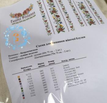 Заготовка блузки