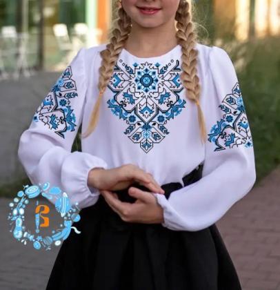 Заготовка дитячої блузки Д-158 Г Бісерок