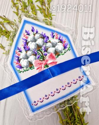 Хустинка для букета з мереживом 1924011 Biser-Art