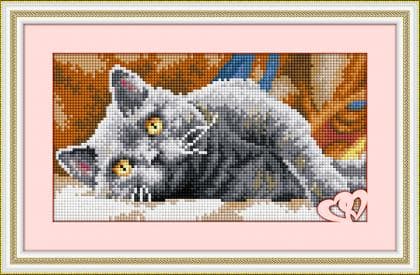 Димчастий кіт 1 30055 Dream Art