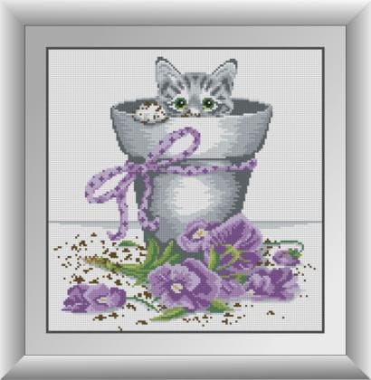 Кошеня в квітковому горщику 30141 Dream Art