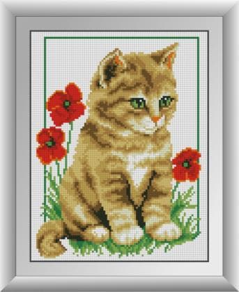Кошеня в маках 30142 Dream Art