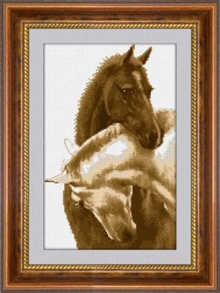 Пара коней 30306 Dream Art