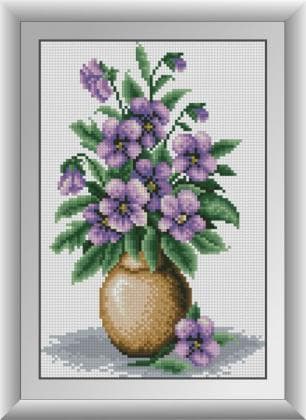 Фіалки у вазі 30675 Dream Art