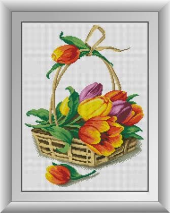 Кошик тюльпанів 30706 Dream Art