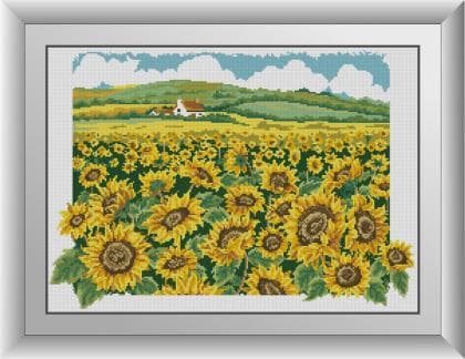 Будиночок в подсолнухах 31008 Dream Art