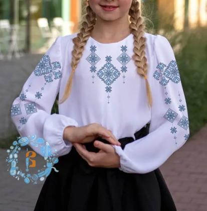 Заготовка дитячої блузки Д-331 Г Бісерок