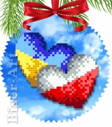 Ялинкова прикраса 33162 Biser-Art
