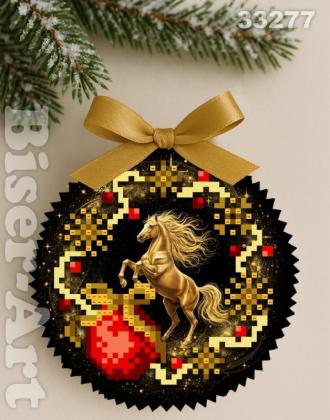 Ялинкова прикраса 33277 Biser-Art