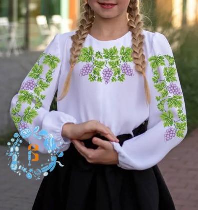 Заготовка дитячої блузки Д-332 Ф Бісерок