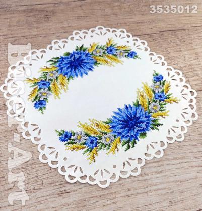 Серветка з перфорованим мереживом під вазу 3535012 Biser-Art