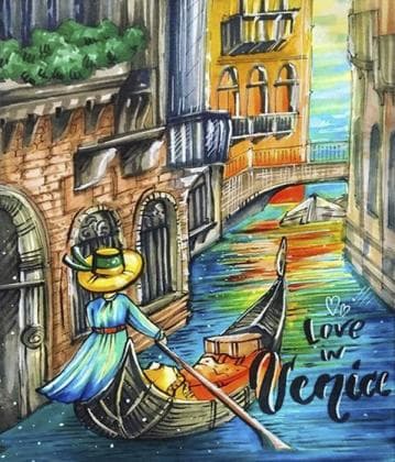 LOVE IN VENICE DM-403 Алмазна мозаїка