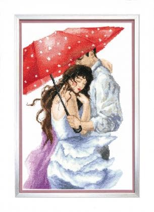 Пара під парасолею ВТ-192 Crystal Art