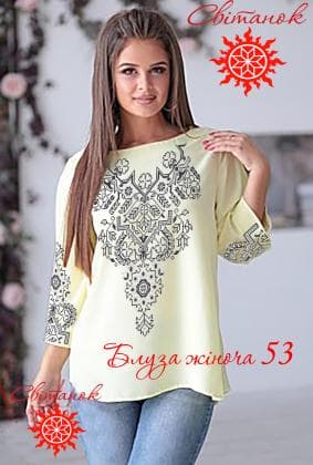 Заготовка блузки БЖ-53 Світанок