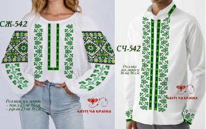Парна заготовка Пара-542 Квітуча країна