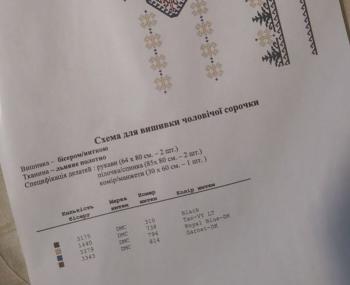 Заготовка сорочки