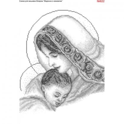 Мадонна з дитиною 622 Biser-Art