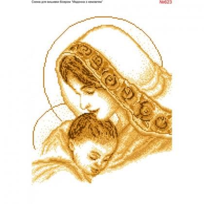 Мадонна з дитиною 623 Biser-Art