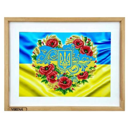 Україна в серці з прапором А2Н-055 VIRENA