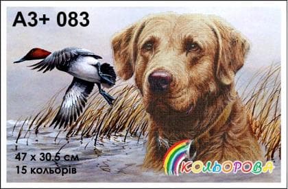Собака А3-083 Кольорова