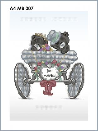 Весільна метрика А4МВ 007 Кольорова