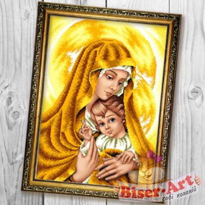 Мадонна з немовлям (золото) В602 Biser-Art