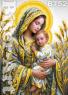Мадонна з немовлям у срібі і золоті