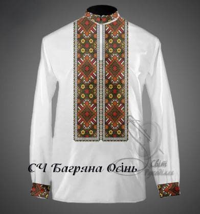 Заготовка для сорочки  СЧ Багряна осінь Стібок