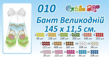 Бант на кошик Великодній