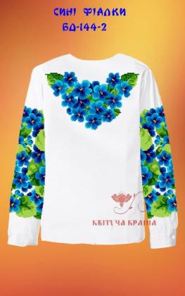 Заготовка дитячої блузки БД-144-2 Квітуча країна