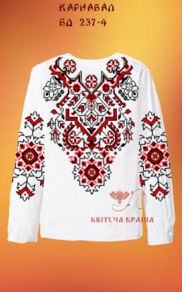 Заготовка підліткової блузки БП-237-4 Квітуча країна