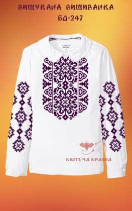 Заготовка дитячої блузки БД-247 Квітуча країна