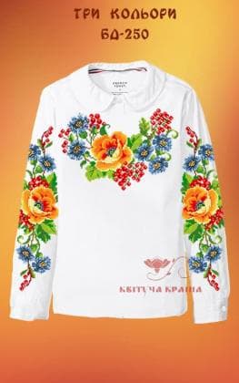 Заготовка дитячої блузки БД-250 Квітуча країна