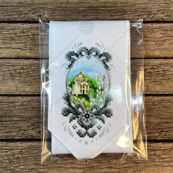 Бант на кошик Великодній