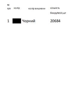 Заготовка  блузки