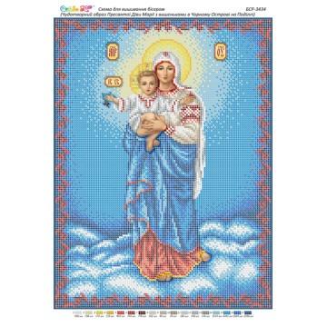 Образ Пресвятої Богородиці з вишеньками БСР-3434 Сяйво БСР