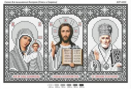Іконостас (срібло) БСР-4201 Сяйво БСР
