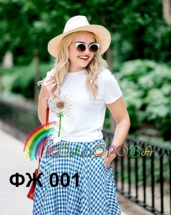Футболка жіноча ФЖ-001 Кольорова