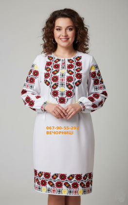 Заготовка  для плаття ПЖ-391 Паростки надії Квітуча країна