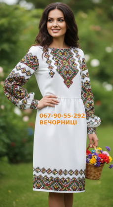Заготовка  для плаття ПЖ-382 Гармонія Квітуча країна