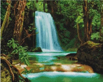 Водоспад SP030 Алмазна мозаїка IF