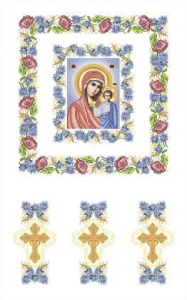 Заготовка Хоругви  Х-001 Княгиня Ольга