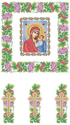 Заготовка Хоругви  Х-007 Княгиня Ольга