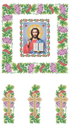 Заготовка Хоругви  Х-008 Княгиня Ольга